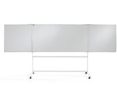 eurokraft pro Panel plegable móvil, chapa de acero esmaltada, A x H 4000 x 1890 mm