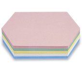 magnetoplan Tarjetas para comunicación, panal real, de colores surtidos, UE 500 unid., A x H 297 x 165 mm