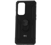 Max Power Digital Funda Magnética Para Oneplus 9 Pro Carcasa Con Anillo Giratorio Negro