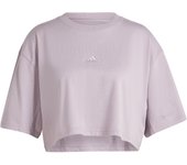 Camiseta crop oversize mujer adidas All Szn