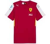 Camiseta puma ferrari lmh replica ,dark cherry, hombre