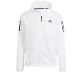 Chaqueta de running adidas own the run hombre blanco