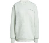 Sudadera de montaña adidas xpl crew neck mujer verde