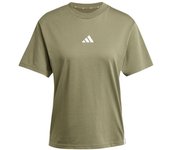 Camiseta adidas 3bandas sj mujer verde oscuro/blanco