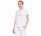 Camiseta converse seasonal star chevron blanco mujer