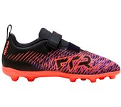 Botas de fútbol puma future 8 play v fg/a, black, niño