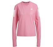 Camiseta de running adidas own the run ls mujer rosa