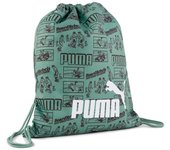 Bolsa de fitness puma phase aop small,green moon , niño