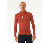 Licra de surf rip curl waves upf perf l/s hombre red