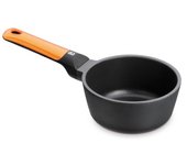 BRA A283816 cacerola | 1,35 L | Alrededor Negro |  Naranja