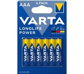 Varta LongLife Power Pack 6 Pilas AAA LR03