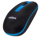 Nilox Ratón Óptico Inalámbrico 1600 DPI Negro-Azul