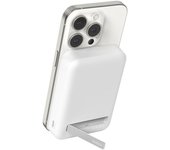 Batería externa Belkin BoostCharge Pro 10.000mAh Qi2 MagSafe soporte blanco