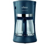 Ufesa CG7114 Capriccio Cafetera de Goteo 6 Tazas Negra
