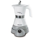 Ariete Moka Aroma Cafetera Eléctrica 4 Tazas 400W Gris/Blanco