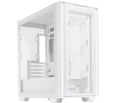 ASUS A21 Torre MATX Cristal Templado USB 3.2 Blanca