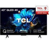 TCL QLED 43" 43P7K UltraHD 4K Dolby Atmos Google TV