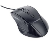 Gembird MUS-4B-02 Ratón Óptico con Cable USB Negro