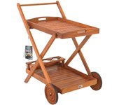 Carrito de cocina con 2 ruedas 82x60x90cm