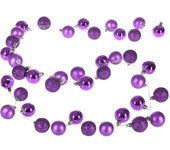 Guirnalda de luces morado 2m 40 LEDs bolas