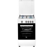 cocina de gas teka fs 502 4gg wh lpg 4 zonas coccion blanca