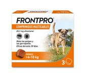 Antiparasitario masticable para perros de 4 a 10 kg FRONTPRO