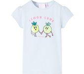 Camiseta infantil 128 en color Azul marino/Azul claro