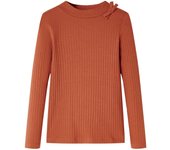 Camiseta infantil de manga larga color 116 en color Coñac/orange/Rosa envejecido y más