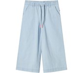 Pantalones infantiles vaquero 128 en color Azul/Azul claro