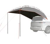 vidaXL Tienda de campaña para coche impermeable en color Gris y naranja/Verde/Azul