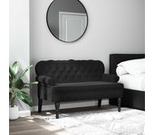 vidaXL Banco con respaldo terciopelo 119,5x64,5x75 cm en color Rosa/Amarillo/Rojo vino tinto y más
