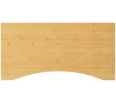 vidaXL Tablero de escritorio de bambú en dimensiones 110x60x2.5 cm/100x50x4 cm/100x50x1.5 cm y más | estructura resistente ideal para salón dormitorio o estudio
