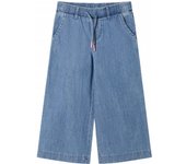 Pantalones infantiles vaquero 128 en color Azul/Azul claro