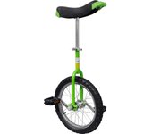 vidaXL Monociclo ajustable 16 pulgadas en color Verde/Rojo