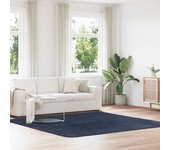 vidaXL Alfombra de pelo largo NAVARRA 240x240 cm en color Gris plateado/Gris claro/Negro y más