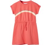 Vestido infantil con cordón color 92 en color Coral/Rosa/Verde