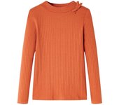 Camiseta infantil de manga larga color 116 en color Coñac/orange/Rosa envejecido y más