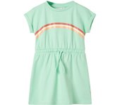 Vestido infantil con cordón color 92 en color Coral/Rosa/Verde