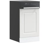 vidaXL Panel para lavavajillas Kalmar negra 45x1,5x67 cm en color Negro/Madera antigua/Roble ahumado y más