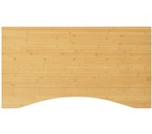 vidaXL Tablero de escritorio de bambú en dimensiones 110x60x2.5 cm/100x50x4 cm/100x50x1.5 cm y más | estructura resistente ideal para salón dormitorio o estudio