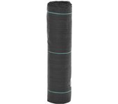 vidaXL Membrana para malezas PP negra en dimensiones 0.5x10 m (100 g/m²)/0.5x10 m (150 g/m²)/0.5x150 m (100 g/m²) y más
