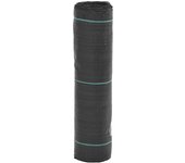vidaXL Membrana para malezas PP negra en dimensiones 0.5x10 m (100 g/m²)/0.5x10 m (150 g/m²)/0.5x150 m (100 g/m²) y más