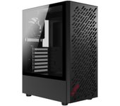 XPG Valor Air - Caja compacta para PC ATX Midi Tower (Panel Frontal de Malla magnética con diseño de patrón de Tallado aerodinámico, Filtro de Polvo extraíble, Ventiladores de 4 x 120 mm instalados,