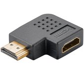 Goobay 65750 adaptador de cable de vídeo HDMI tipo A (Estándar) Negro