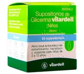 Supositorios De Glicerina Vilardell Niños 1,58 Gr 18 Supositorios