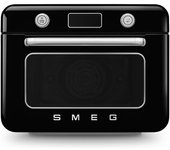 Horno Sobremesa - SMEG COF01BLEU, Negro, 30L, Vapor