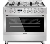 Ravanson KWGE-K90-6 TOP CHEF cocina Cocina independiente Eléctrico Encimera de gas Acero inoxidable B