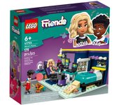 LEGO Friends Habitación de Nova, Juguete Coleccionable de Temática Gamer, Mini Muñeca de Zac y Perrito Pickle, Detalle de Cumpleaños, Personajes 2023 41755
