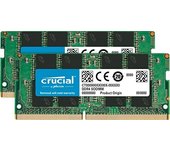 Crucial RAM 16GB (2x8GB) DDR4 3200MHz CL22 (o 2933MHz o 2666MHz) Kit de Memoria Portátil CT2K8G4SFRA32A