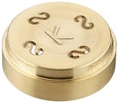 Kenwood Troquel Metálico para Hacer Pasta, Molde para Pasta Casarecce, Accesorio para Kenwood Chef para Crear Auténtica Pasta sin Esfuerzo, Fácil de Usar, AT910003, Bronce